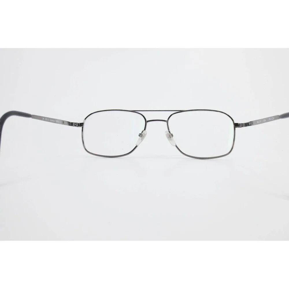 3M Beta Z87-2+ Eyeglasses Gunmetal Aviator Double Bridge Frames 56-18-140